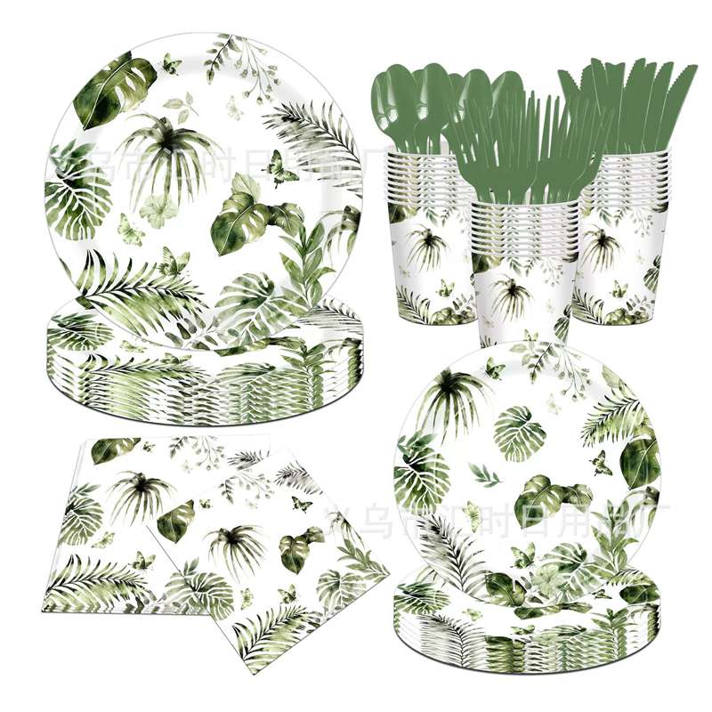 Monstera Leaf Party Set