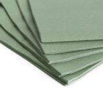 Solid Color Style Sage Green Party Disposable Tableware Set