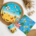 Printed Pattern Style Summer Beach Party Set