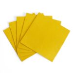 Solid Color Style Pure Lemon Yellow Party Disposable Tableware Set