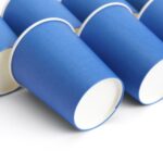 Solid Color Style Pure Blue Party Disposable Tableware Set