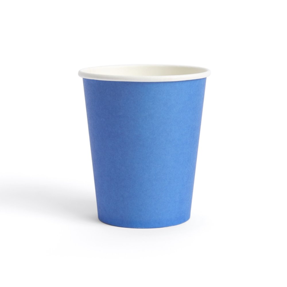 Solid Color Style Pure Blue Party Disposable Tableware Set