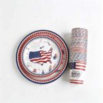 Printed Pattern Style USA Party Set