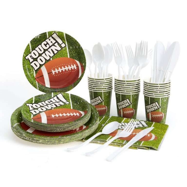Printed Pattern Style Free Bowl Party Disposable Tableware Set