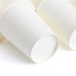 Solid Color Style Pure White Party Disposable Tableware Set