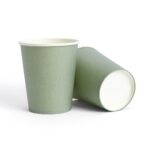 Solid Color Style Sage Green Party Disposable Tableware Set