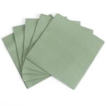 Solid Color Style Sage Green Party Disposable Tableware Set