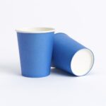 Solid Color Style Pure Blue Party Disposable Tableware Set