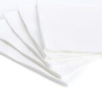 Solid Color Style Pure White Party Disposable Tableware Set