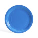 Solid Color Style Pure Blue Party Disposable Tableware Set