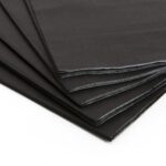 Solid Color Style Pure Black Party Disposable Tableware Set