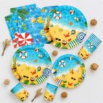 Printed Pattern Style Summer Beach Party Set