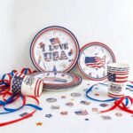 Printed Pattern Style USA Party Set