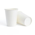 Solid Color Style Pure White Party Disposable Tableware Set