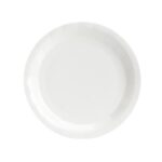 Solid Color Style Pure White Party Disposable Tableware Set