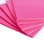 Solid Color Style Pure Rose Red Party Disposable Tableware Set
