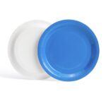 Solid Color Style Pure Blue Party Disposable Tableware Set