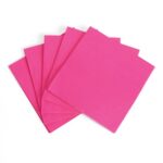 Solid Color Style Pure Rose Red Party Disposable Tableware Set