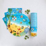 Printed Pattern Style Summer Beach Party Set