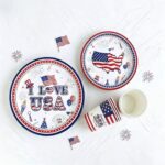 Printed Pattern Style USA Party Set