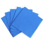 Solid Color Style Pure Blue Party Disposable Tableware Set