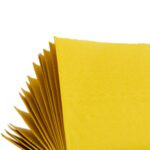 Solid Color Style Pure Lemon Yellow Party Disposable Tableware Set